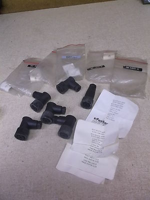 Efector BK-300-A 8035-BADX-R000 E10013 BK300A Set of 6 Straight Connectors