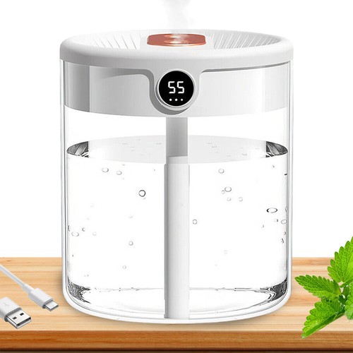 Large Capacity 2L USB Humidifier With Night Light And Smart Sensor 3 Mist Modes - Picture 8 of 24