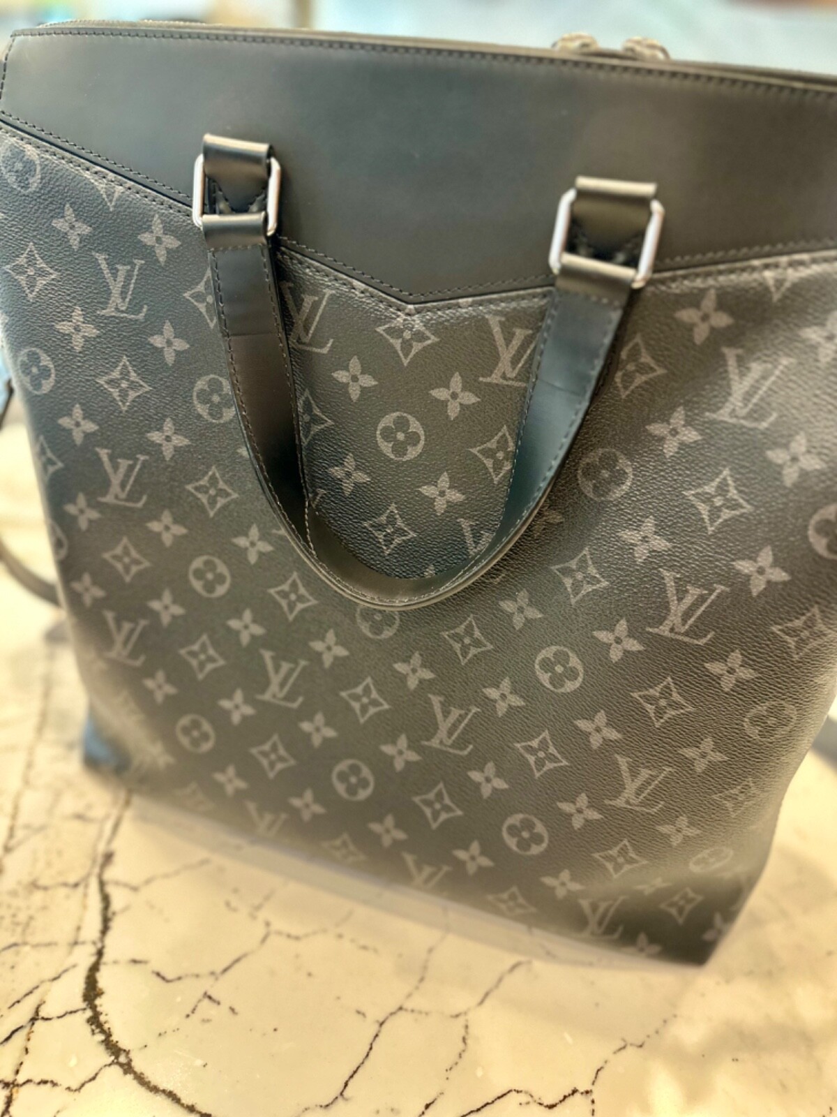 LOUIS VUITTON EXPLORER Monogram Eclipse BAG 2-WAY… - image 6