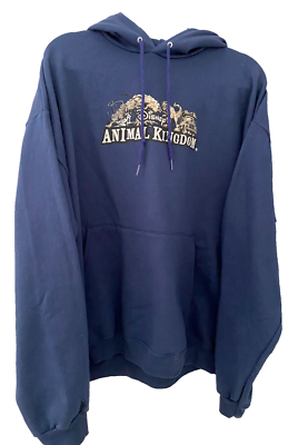 Walt Disney World Mens XXL Animal Kingdom Safari Sweatshirt Hoodie 