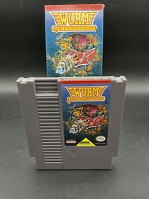 Wurm: Journey to Center Earth NES Nintendo 1991 VGC CIB In PLASTIC CASE Tested