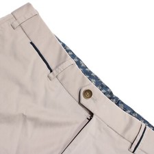 Hiltl NWT Chinos / Casual Pants Size 52 US 36 Contemporary Fit in Beige Peaker