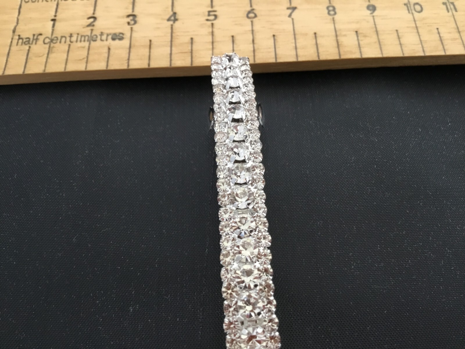 Silver Crystal Diamante Hair Grips Clips Slides. Barrette.bride