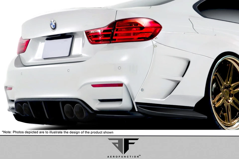 14-18 BMW 4 Series AF-1 Aero Function kit corpo labial traseiro!!! 113585 - Imagem 2 de 4