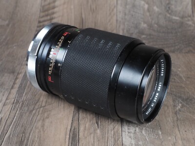 Sigma-Z 135mm f2.8 Canon FD Mount Lens W/ Intergrated Hood Cleaned Tested Japan