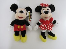Disney MouseKetoys Bean Bag Plush Mickey Mouse  Minnie Mouse8 inches
