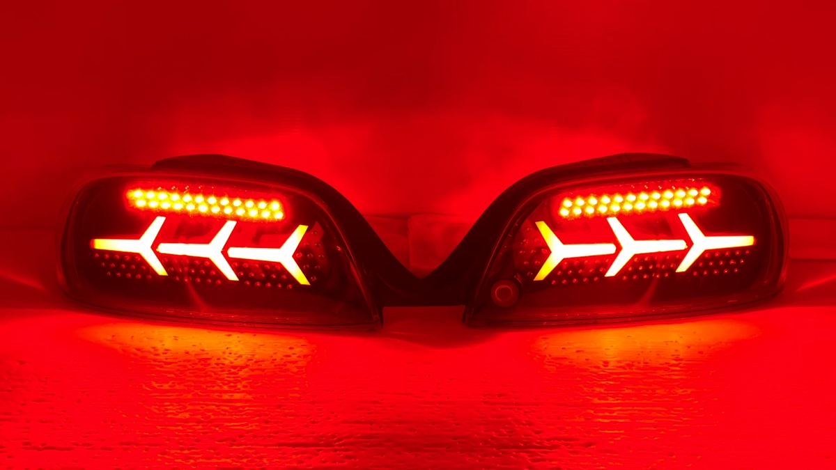 RX-8 SE3P LED テールランプ KOITO 220-41098 Mazda RX-8 RX8 SE3P Genuine Taillights Lamps SET Of 2 JDM USED