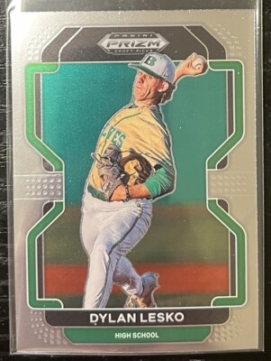 2022 Panini Prizm Draft Picks Dylan Lesko #PDP15 Tampa Bay Rays