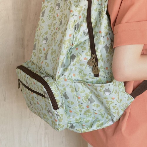 My Neighbor Totoro Clover Compact Backpack Studio Ghibli Bag Japan New - Picture 7 of 12
