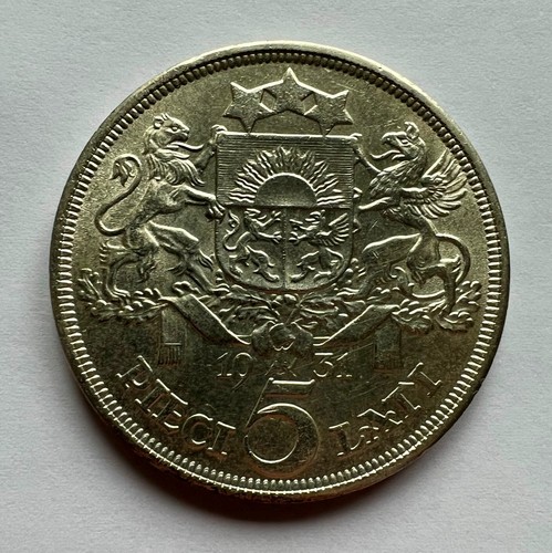 Letonia 5 Lati 1931 ----Milda ---- UNC---- - Imagen 4 de 6