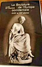 16 postcards Западноевропейская скульптура xviii-xix веков Эрмитaж Leningrad1976