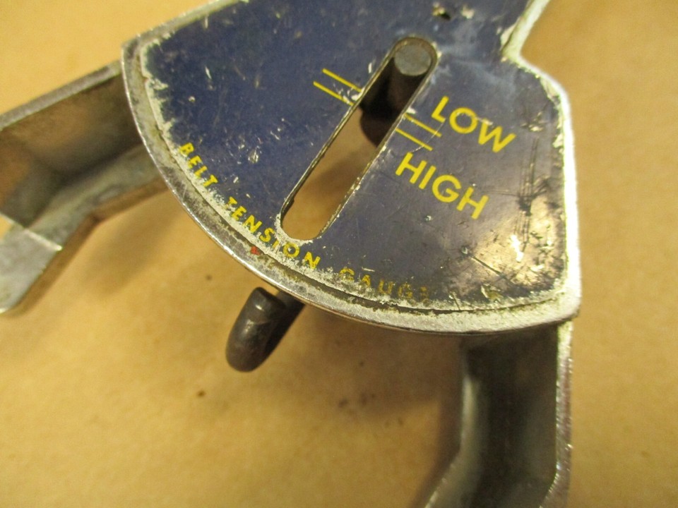 Vintage Goodyear Tires Fan Belt Tension Gauge Tester eBay