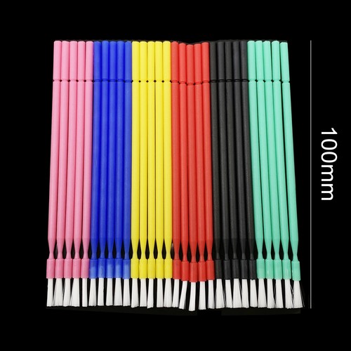 100 Stück Dental Einweg Biegbar Mikro Pinsel Applikator/Lange Art/Kegelbürste - Bild 14 von 43