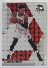 2019-20 Panini Mosaic White Prizm 24/25 Hassan Whiteside #55 0q0