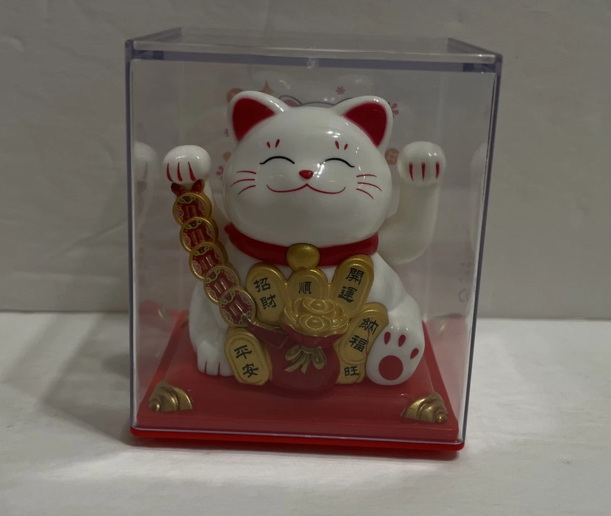 Freak Scene Gatto della Fortuna - Gatto Cinese - Porcellana 30 cm Bianco - Maneki Neko di Alta qualit? 04