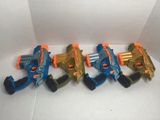 Nerf Tiger Laser Tag Phoenix LTX Blaster Guns Lot Of 4