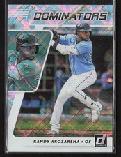 Randy Arozarena 2021 Donruss #DOM4 Dominators Diamond Tampa Bay Rays