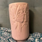 McCoy Pottery 1940s Butterfly Line Lilac 8 Inch Tall Flower Vase