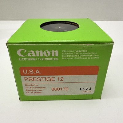 Canon Prestige 12 Daisy Wheel Printwheel 860170 NEW OEM USA Green Box (5 Wheels)
