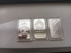 Total of 3 Fine .999 Silver 1 Troy Ounce Bars