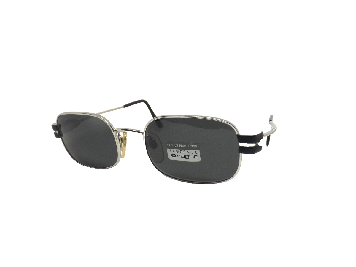 Vintage Vogue Sunglasses beautiful condition black with bronze and silver VOGUE VO 3257-S Authentic Made in Italy Round Oval  main image 3