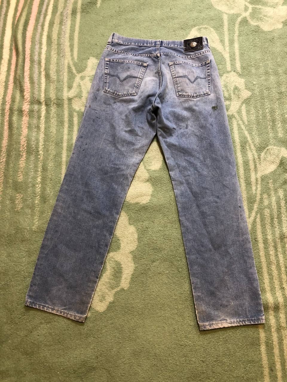 Versace Jeans Couture Distressed Blue denim JEANS PANTS thumbnail 20