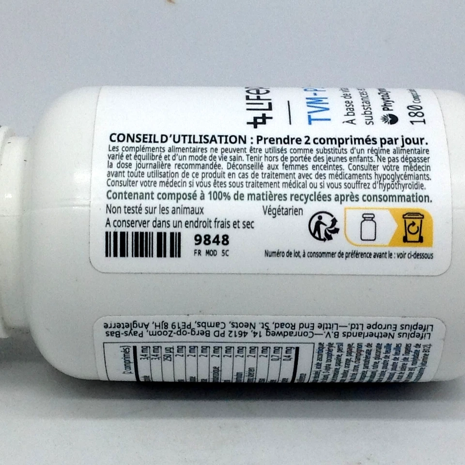 LIFEPLUS TVM PLUS - 180 Tabletten 11/2027 - VITAMINE & MINERALSTOFFE - Bild 3 von 3