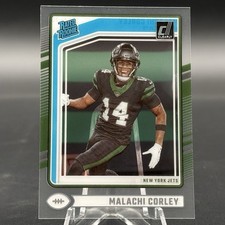 2024 Panini Clearly Donruss Malachi Corley #73 Rated Rookie New York Jets