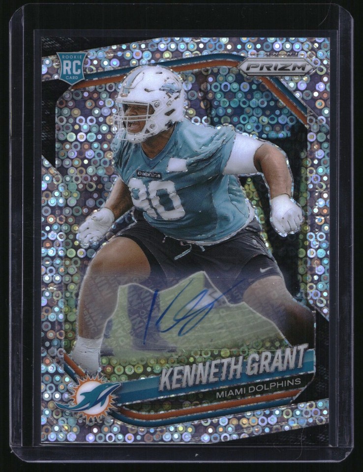 2025 Panini Prizm #374 Kenneth Grant No Huddle #374 Kenneth Grant Autograph No Huddle RC