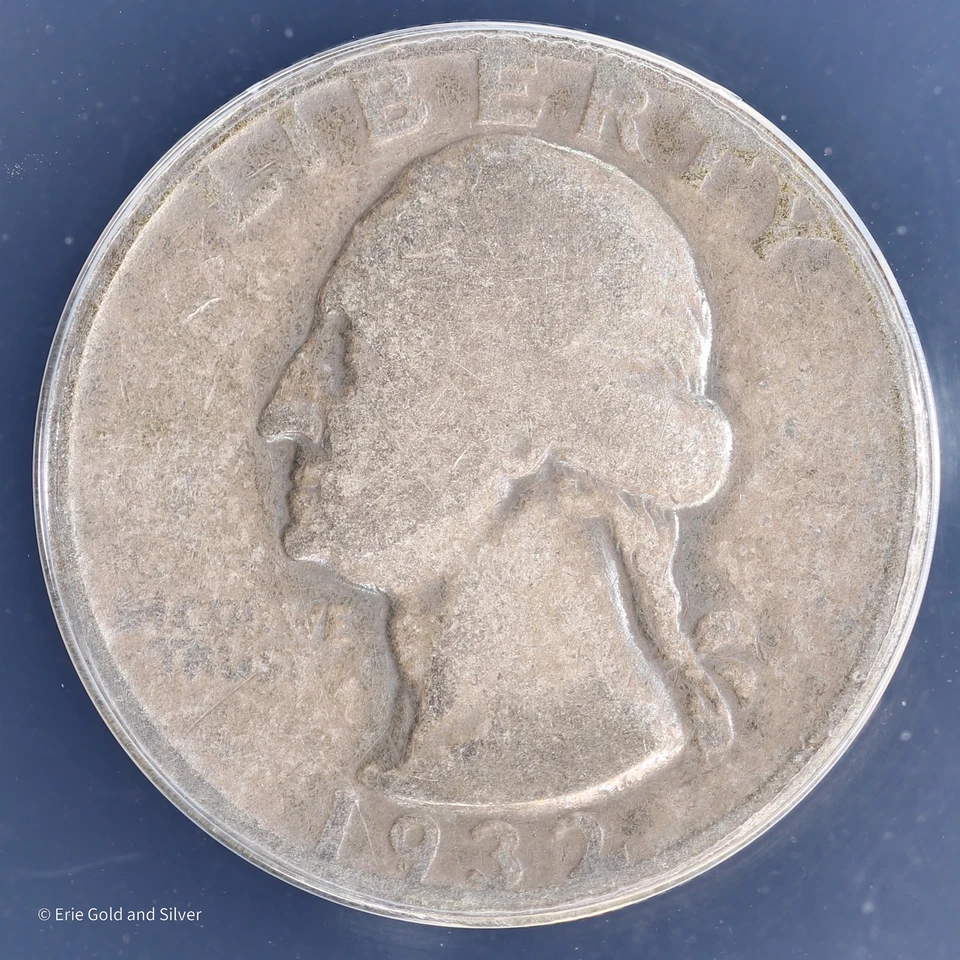 1932-S 25C Silver Washington Quarter ANACS G4 - Image 3 of 4