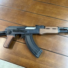 Lancer Tactical 47 Airsoft AEG - Black/Wood w/ Folding Stock