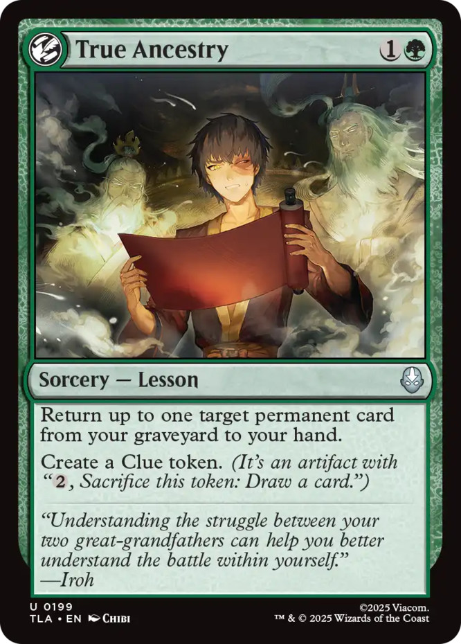 True Ancestry~0199~NM~(TLA) - Avatar The Last Airbender~MTG