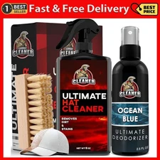 Ultimate Hat Cleaner Kit Used for All Types of Hats Hat Cleaner Kit + Deodorizer