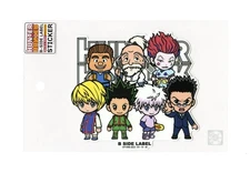 HUNTERxHUNTER Hunter Exam 4"x4" Sticker Vol.1 B-Side Label Japan WATERPROOF