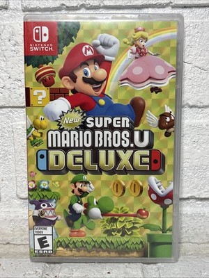 New Super Mario Bros. U Deluxe (Nintendo Switch, 2019) Complete Brand New Sealed