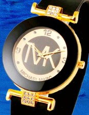Damen Armbanduhr Damen Quarz Uhr Schwarz Gold...