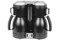 Krups KT8501 Duothek Doppel-Kaffeeautomat Thermo 2X8 Tassen Schwarz