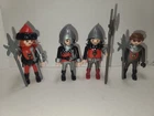 playmobil - Lot of 4 - Medieval Knights - Vintage