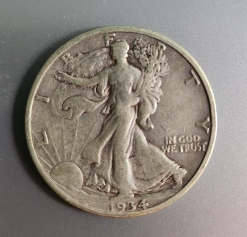1934-S Walking Liberty Half Dollar — photo from the most recent tracked eBay sale