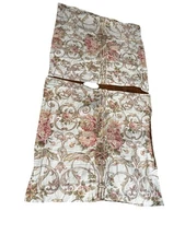 Vintage Ralph Lauren Guinevere Floral Pillow Euro Shams X2