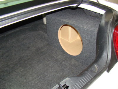 2005-2014 MUSTANG SUB BOX Subwoofer Box 1-10'' CORNER MOUNT