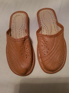 ladies leather slippers ebay