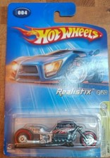2005 Hot Wheels  Airy 8  Gray  Motorcycle  FIrst Edition