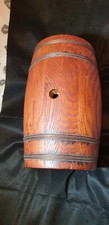 Vintage Soviet USSR wood wine beer mini table barrel keg cask