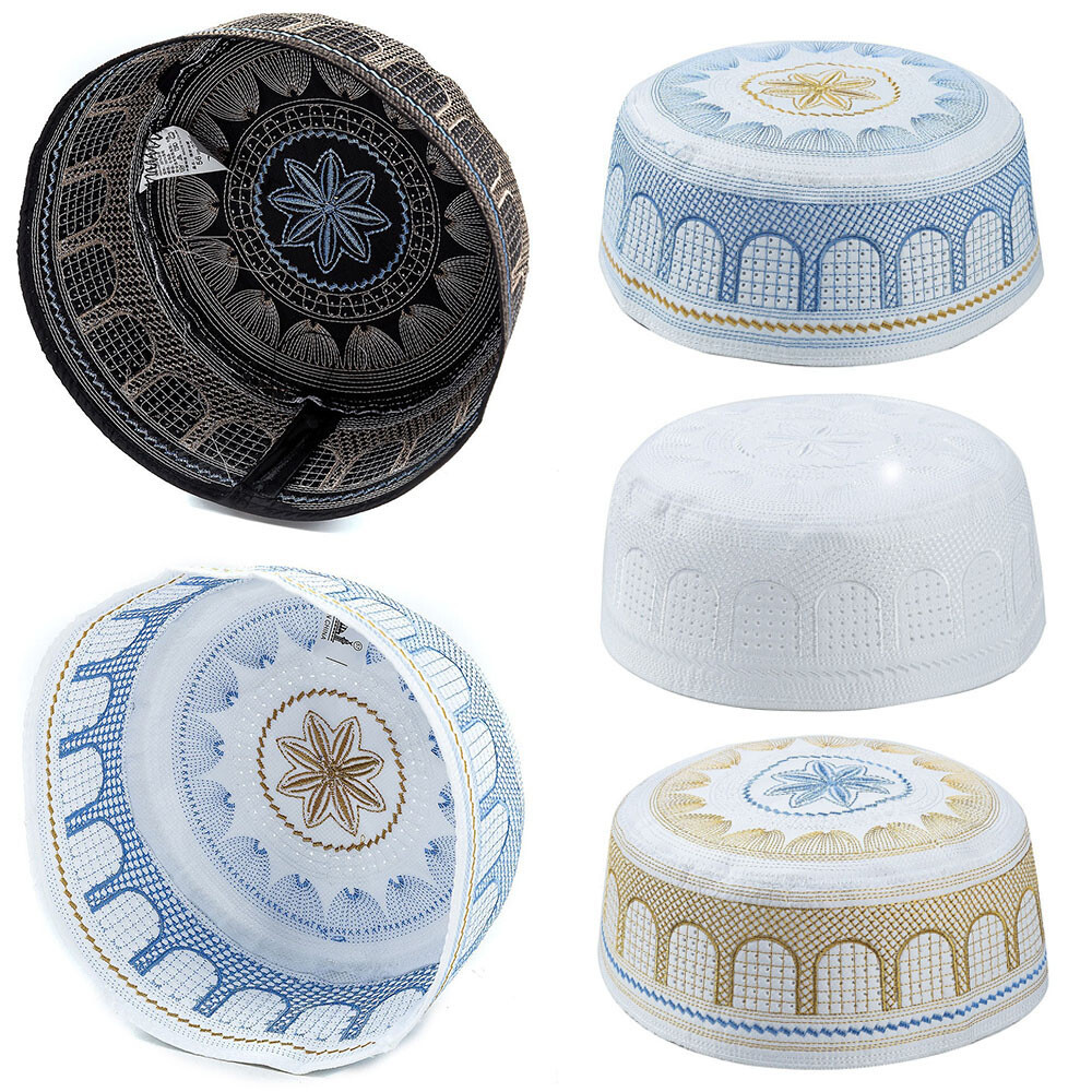 APL Cappello Uomo Musulmano Arabo con Cappuccio Preghiera Islam Delle Persone 3 