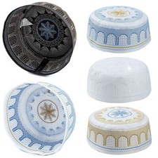 Men Muslim Arabic Cap Hats Prayer Islam Men's Hat 3 sizes Turban Cap Classic