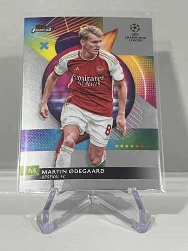 Martin Odegaard 2023-24 Topps Finest UEFA Club #73  Base Arsenal FC