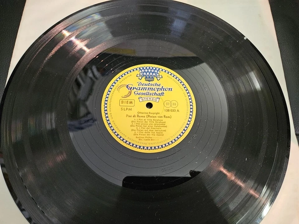 Maazel B. Ph. Respighi Mussorgsky Korssakoff DGG SLPM 138033 Promo - 8/59 ED 1 - Bild 3 von 4