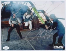 Star Wars Celebration Official Pix- Julius LeFlore signed Klaatu 8x10 photo JSA