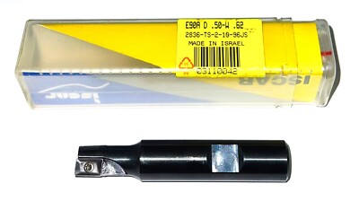 1/2'' ISCAR E90A D.50-W.62 INDEXABLE END MILL 5/8'' SHANK STOCK #EM1311B